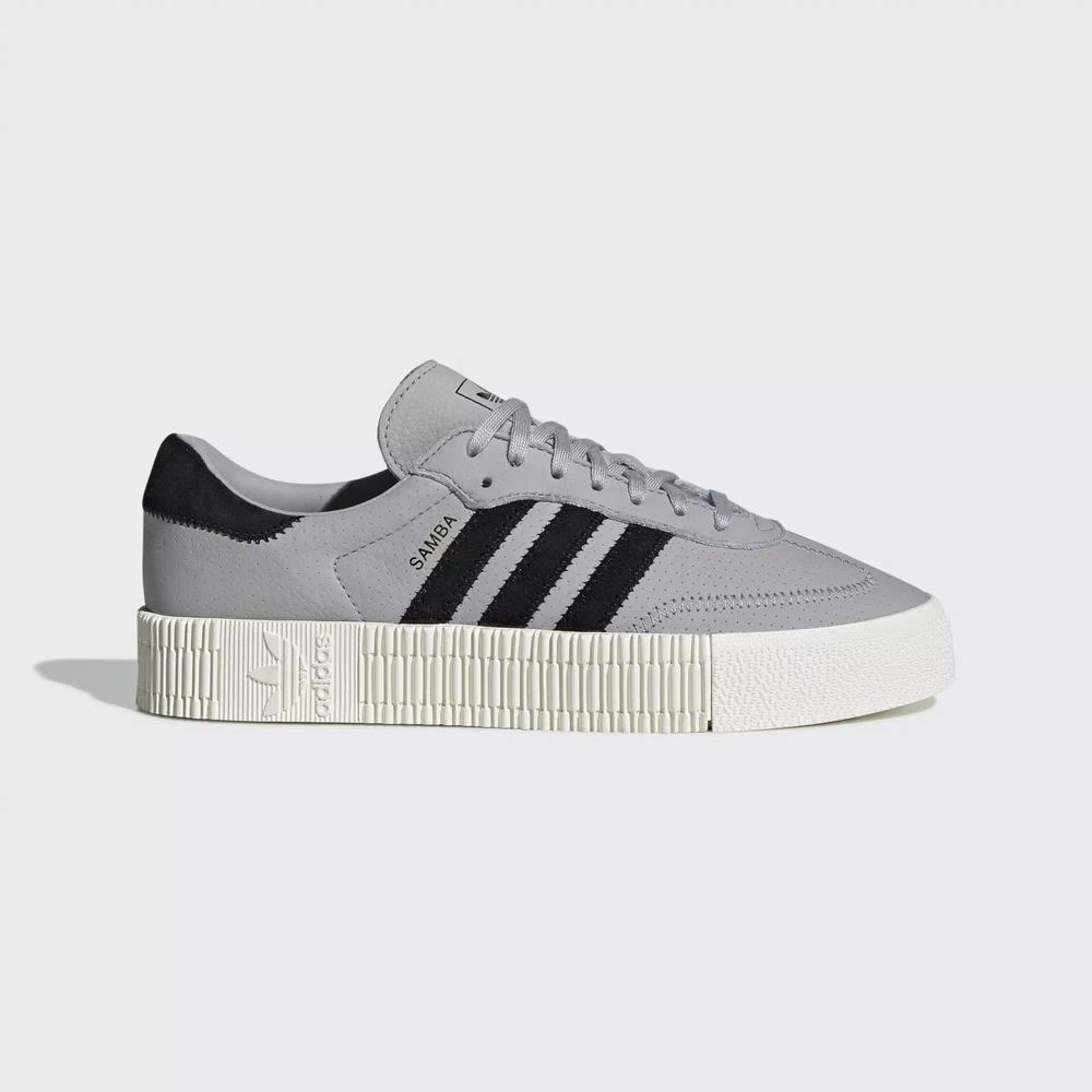 Adidas Samba Rose Tenis Grises Para Mujer (MX-93140)
